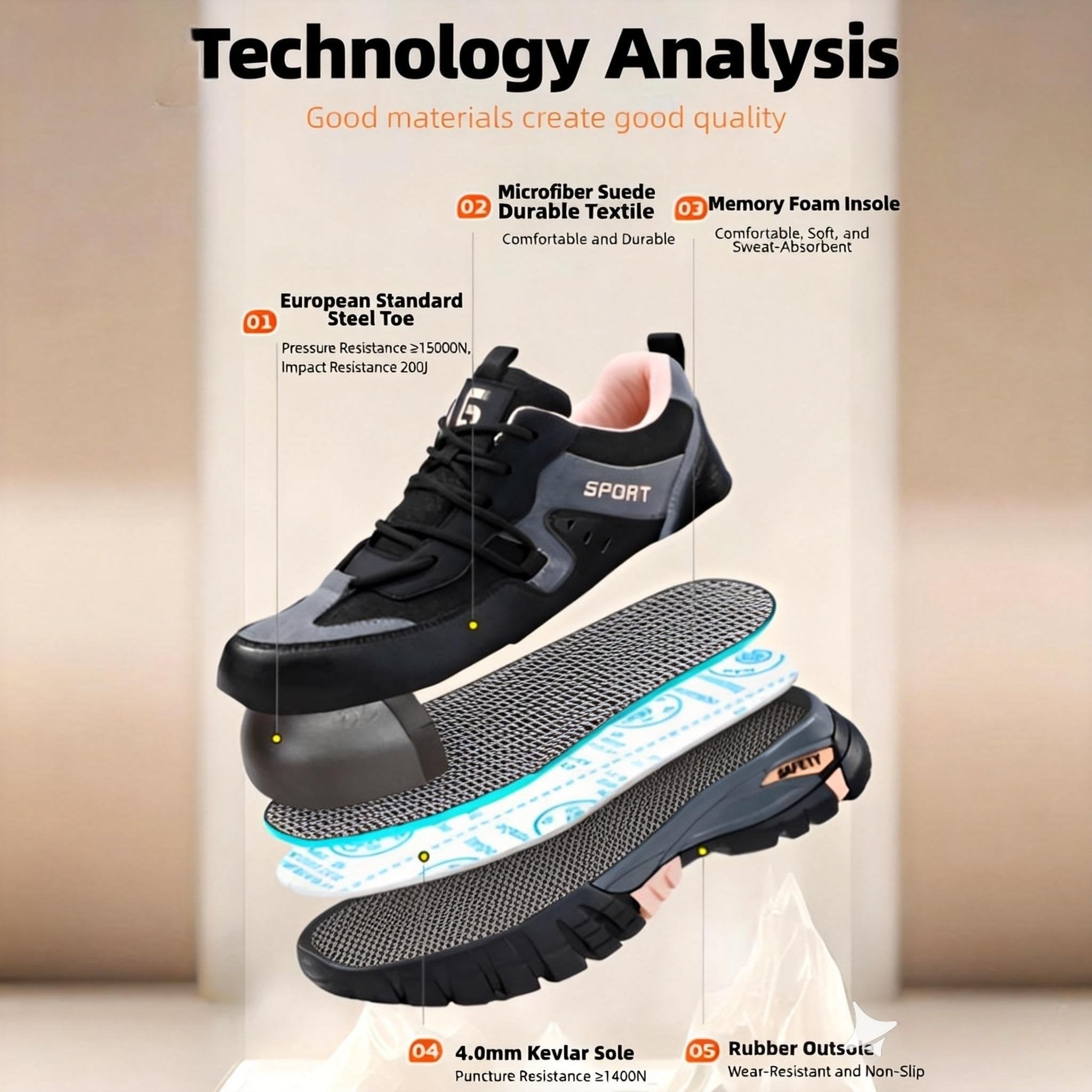 Women's Steel Toe Warehouse Shoes | SafeStep LADY – SafeStep Gear